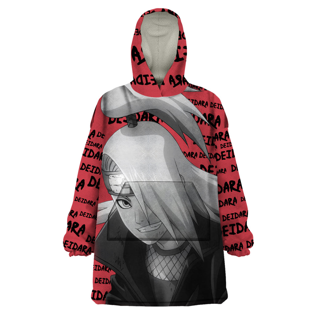 Deidara - Style Manga Wearable Blanket Hoodie