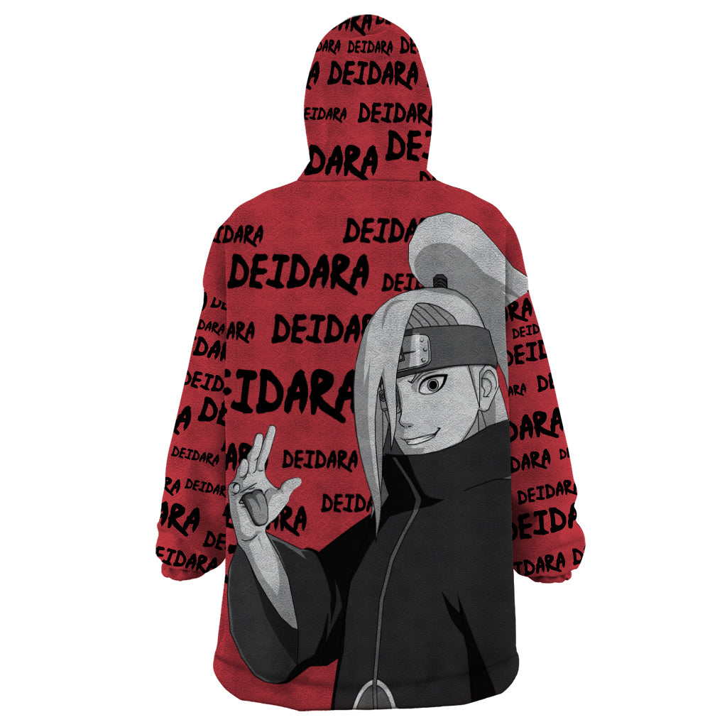 Deidara - Style Manga Wearable Blanket Hoodie