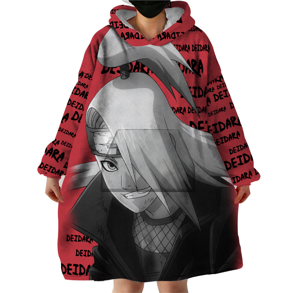 Deidara - Style Manga Wearable Blanket Hoodie