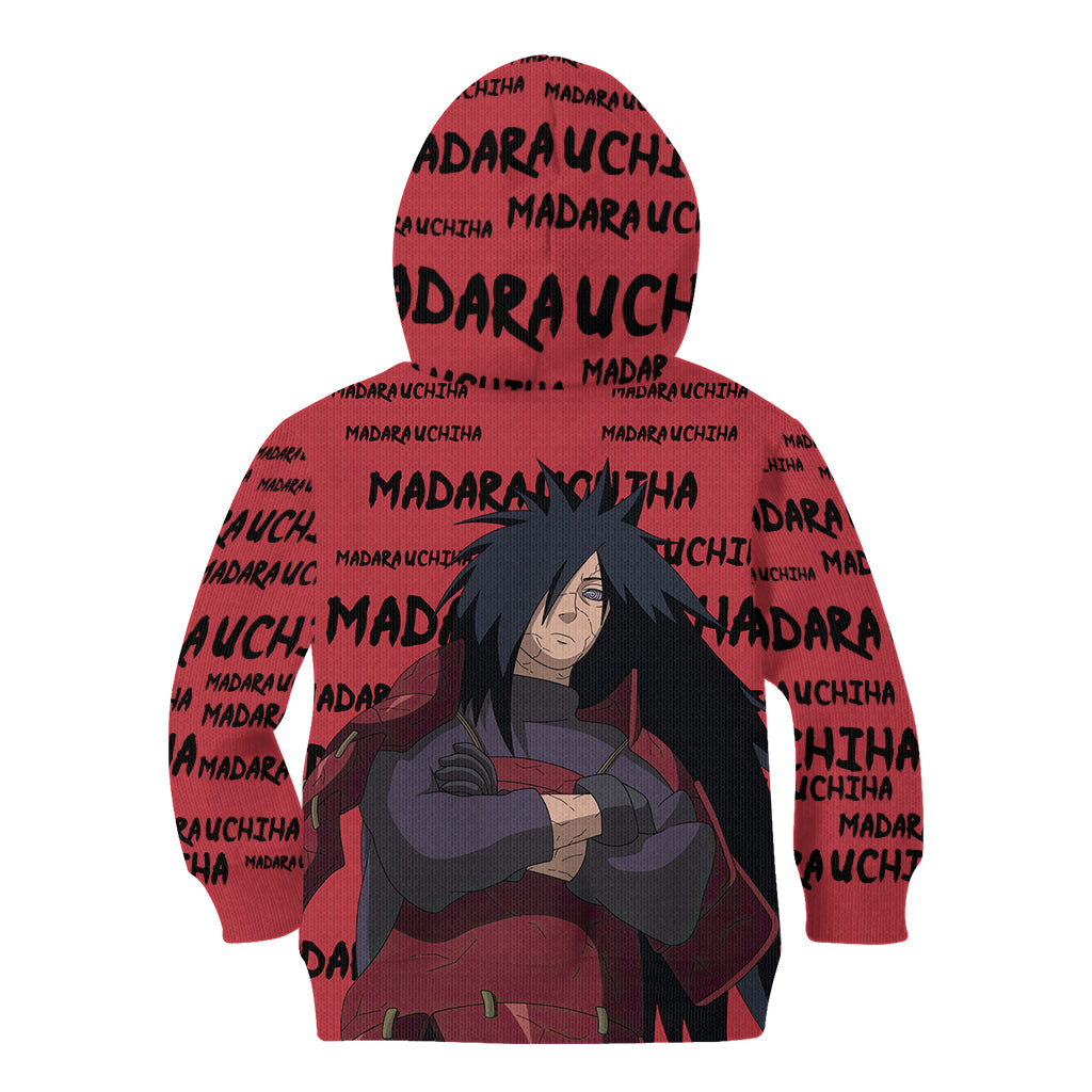 Madara Uchiha - Style Manga Kid Hoodie