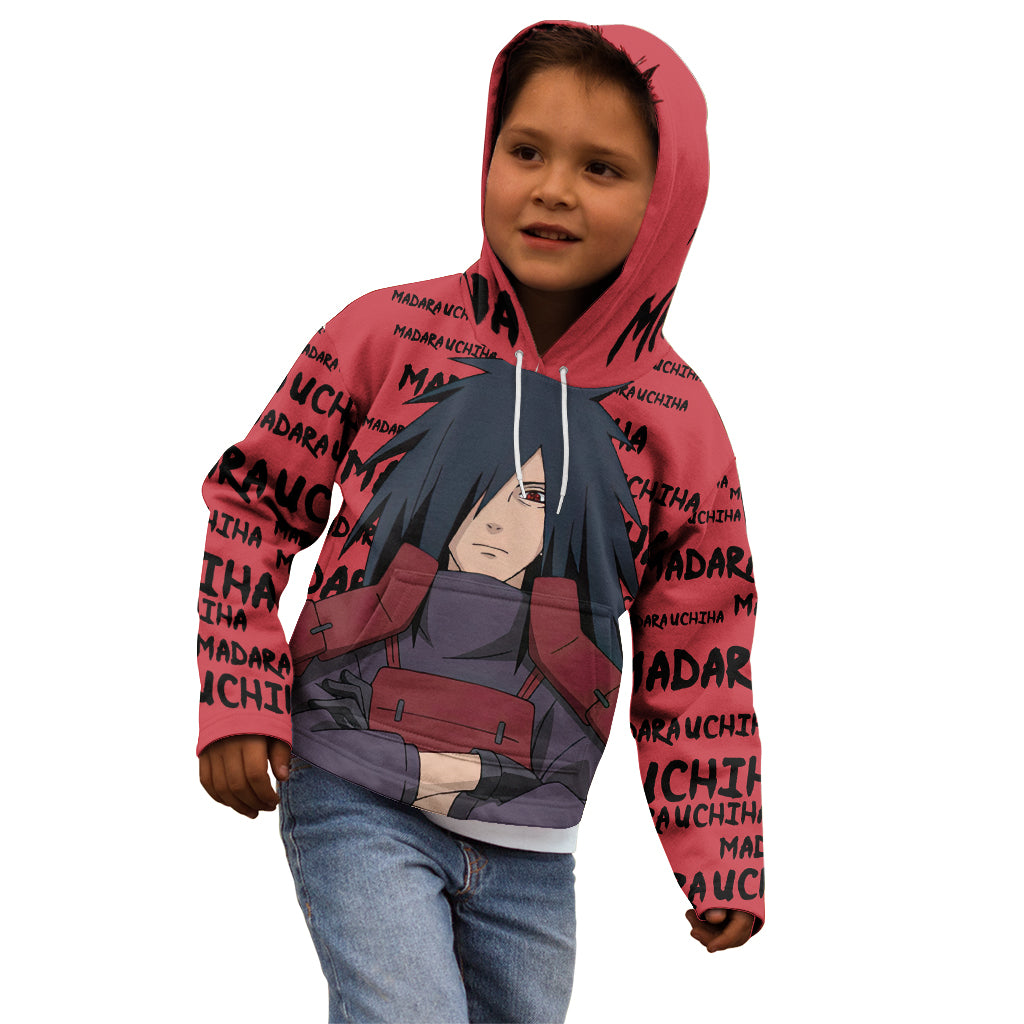 Madara Uchiha - Style Manga Kid Hoodie