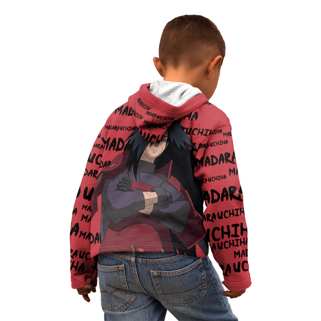 Madara Uchiha - Style Manga Kid Hoodie