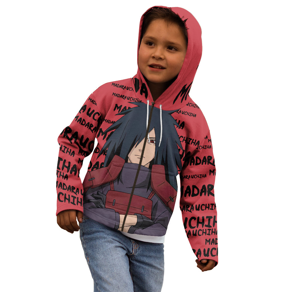 Madara Uchiha - Style Manga Kid Hoodie