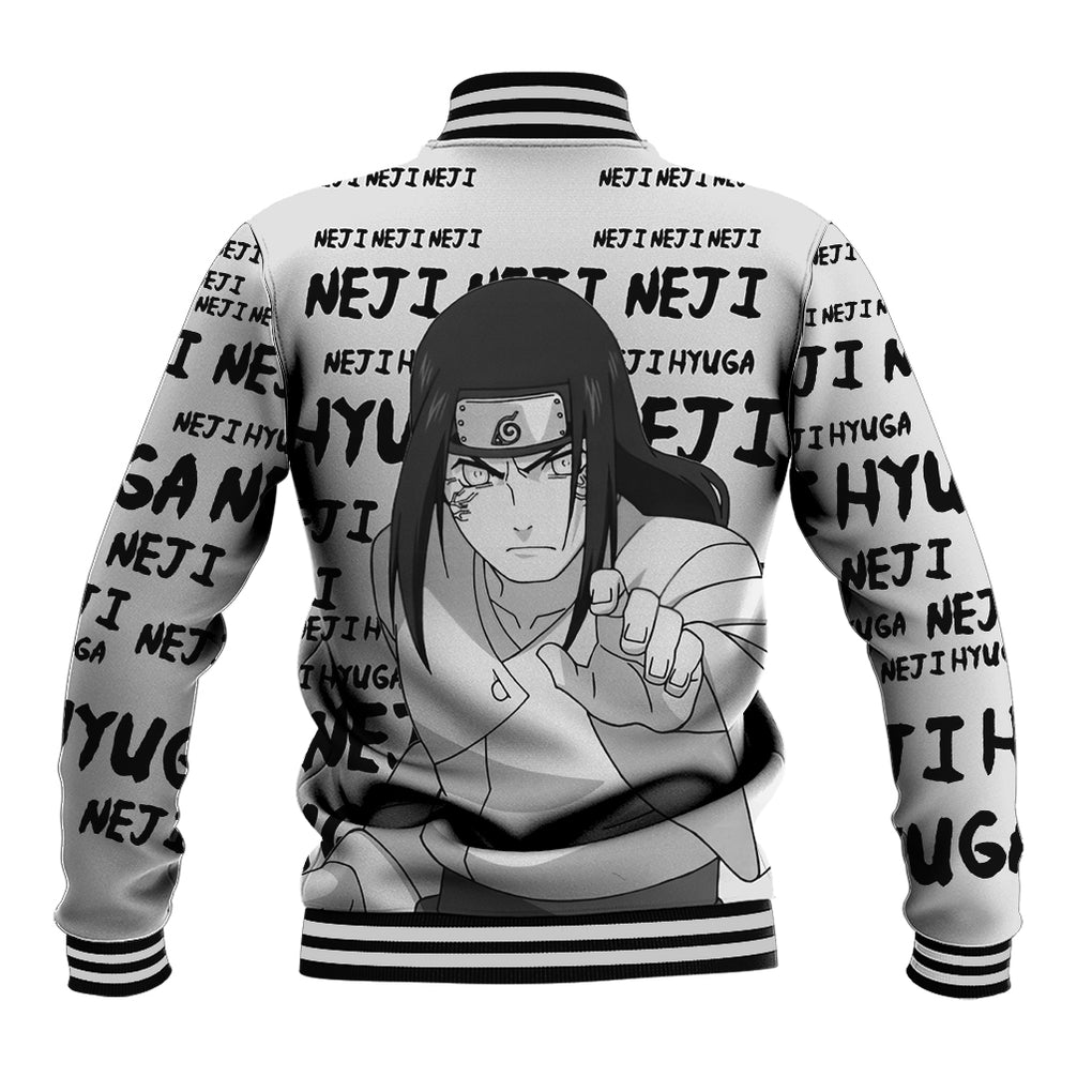 Neji Hyuga - Style Manga Baseball Jacket