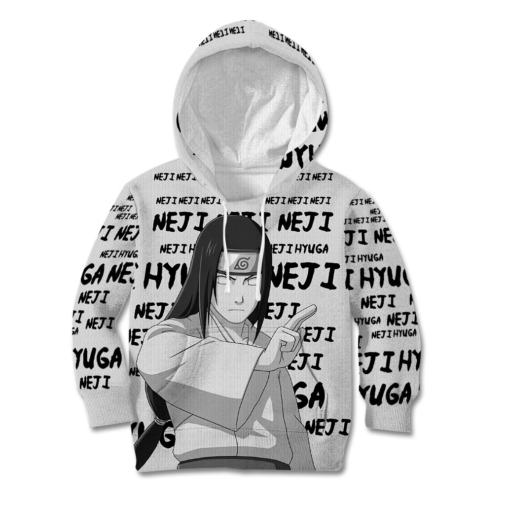 Neji Hyuga - Style Manga Kid Hoodie
