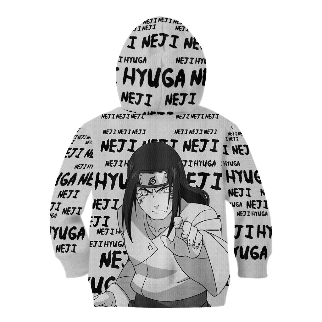 Neji Hyuga - Style Manga Kid Hoodie