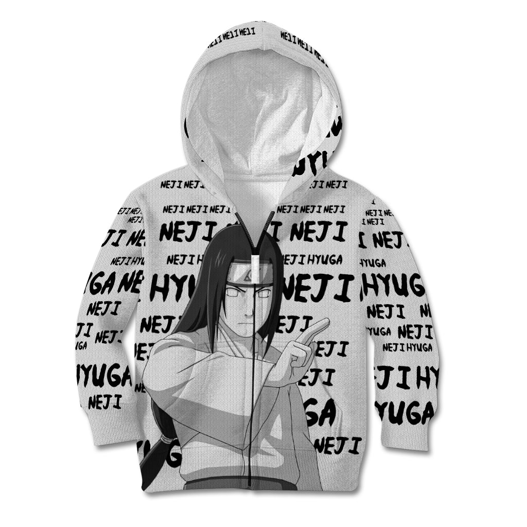 Neji Hyuga - Style Manga Kid Hoodie