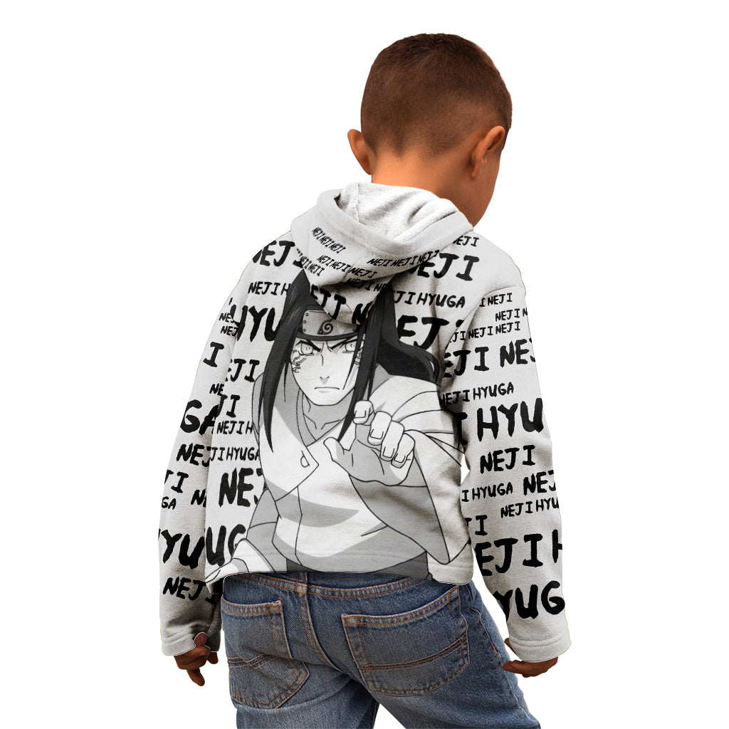 Neji Hyuga - Style Manga Kid Hoodie