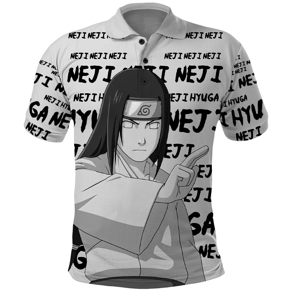 Neji Hyuga - Style Manga Polo Shirt