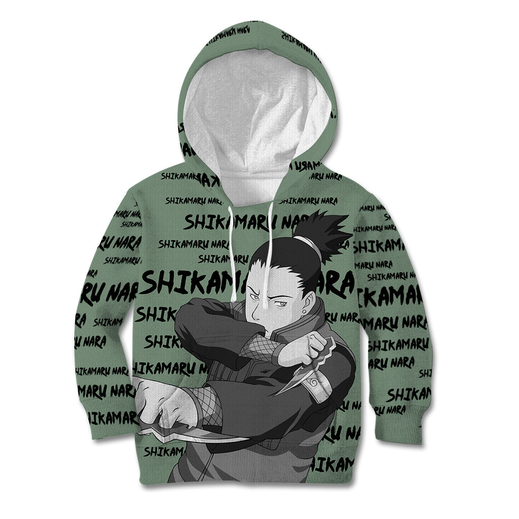 Shikamaru Nara - Style Manga Kid Hoodie