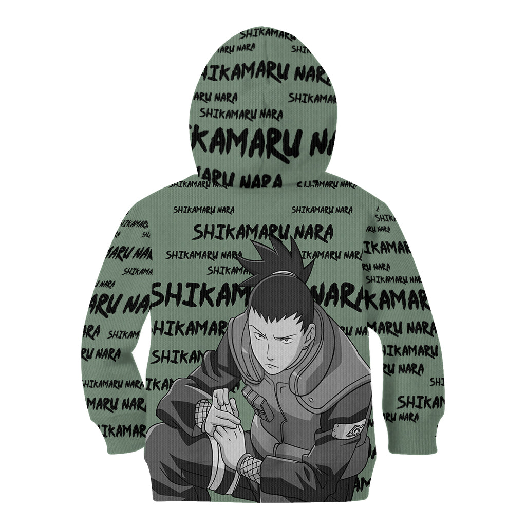 Shikamaru Nara - Style Manga Kid Hoodie