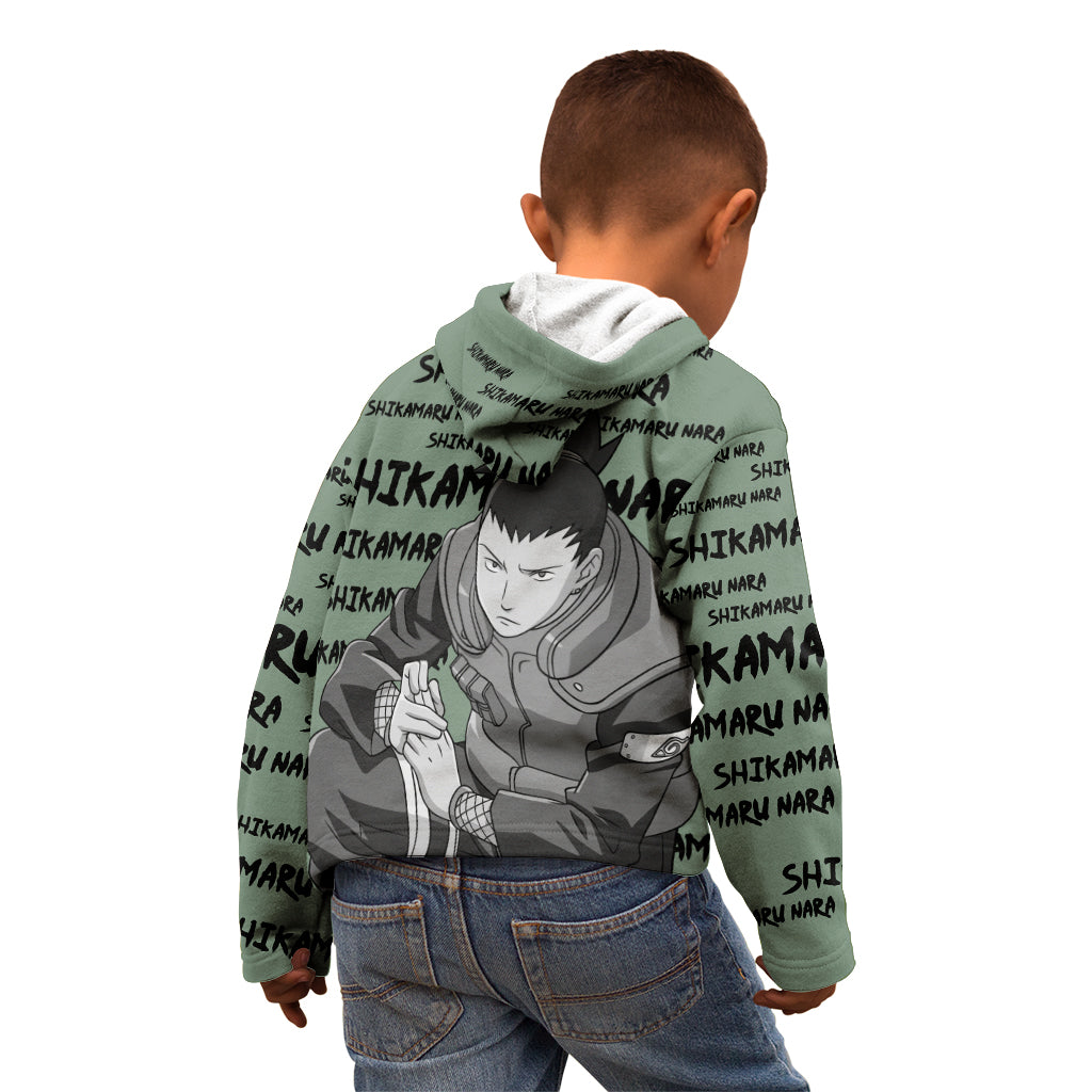 Shikamaru Nara - Style Manga Kid Hoodie