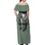 Shikamaru Nara - Style Manga Off Shoulder Maxi Dress