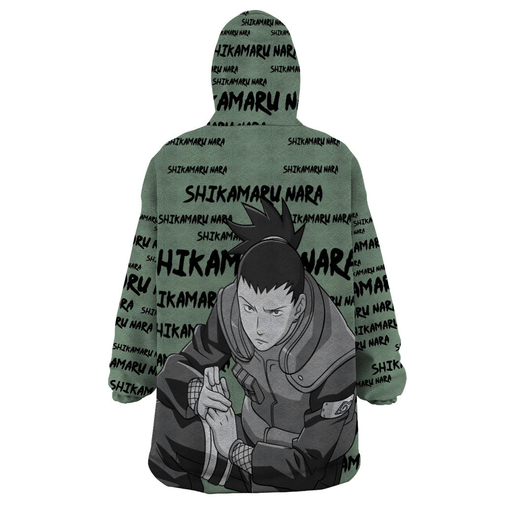Shikamaru Nara - Style Manga Wearable Blanket Hoodie