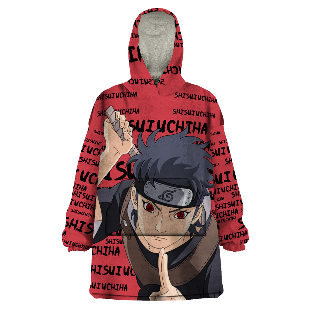Shisui Uchiha - Style Manga Wearable Blanket Hoodie