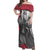 Jiraiya - Style Manga Off Shoulder Maxi Dress