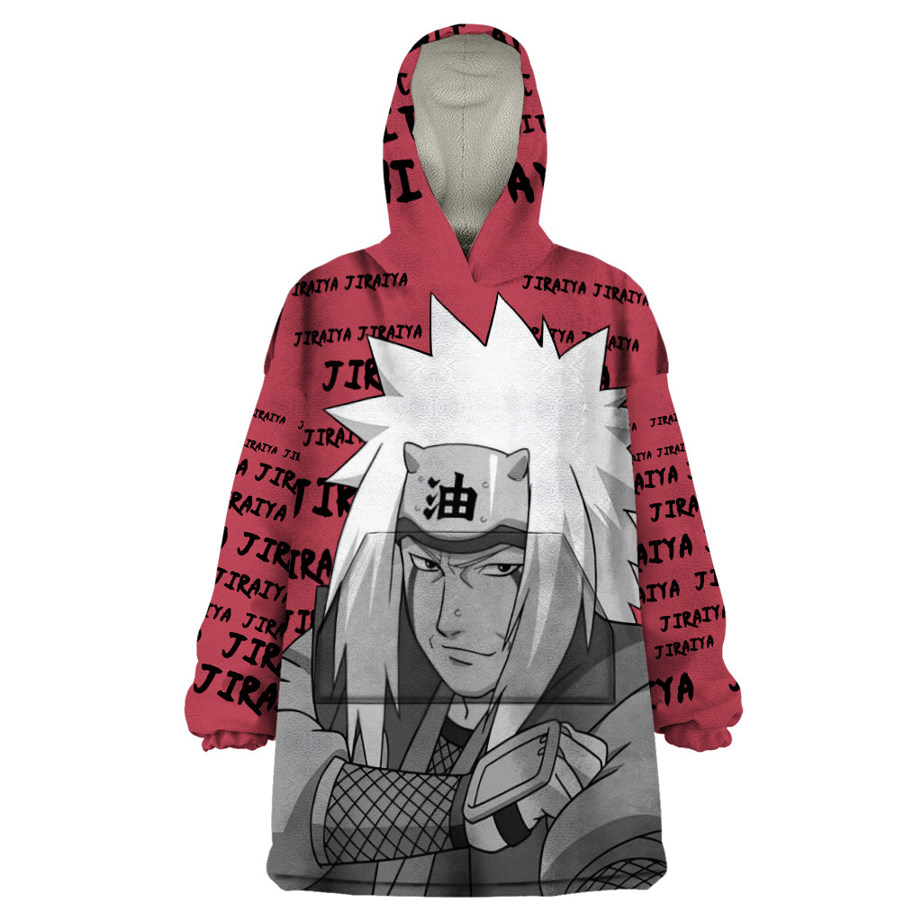 Jiraiya - Style Manga Wearable Blanket Hoodie