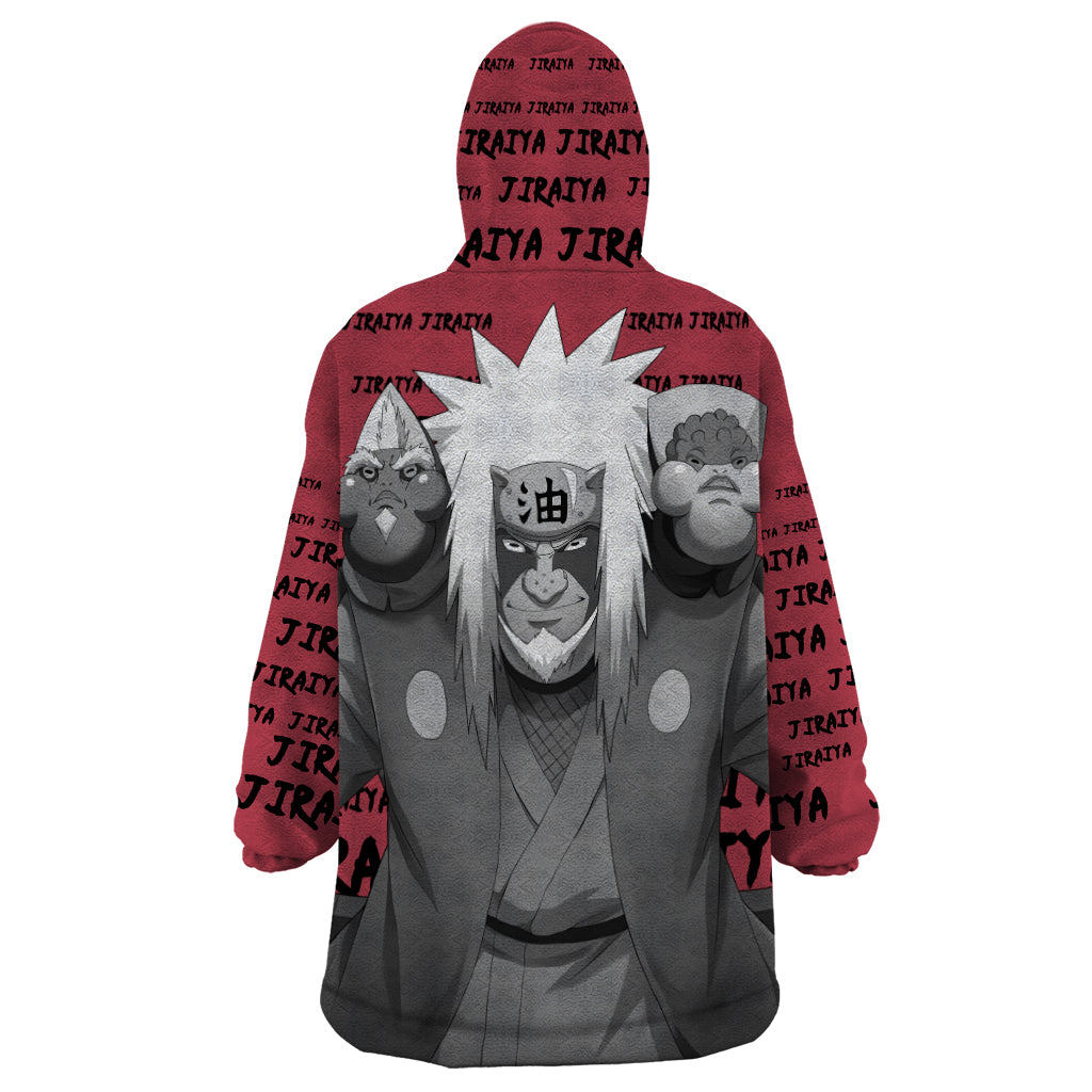 Jiraiya - Style Manga Wearable Blanket Hoodie
