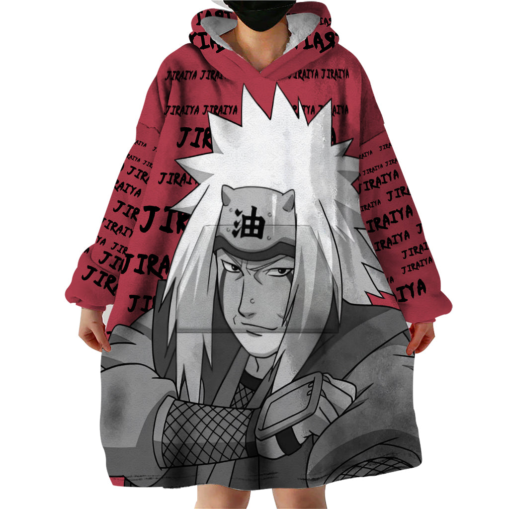 Jiraiya - Style Manga Wearable Blanket Hoodie