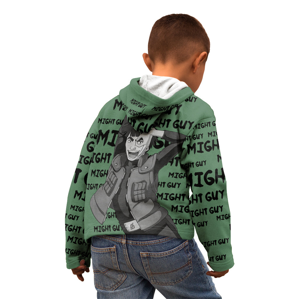 Might Guy - Style Manga Kid Hoodie