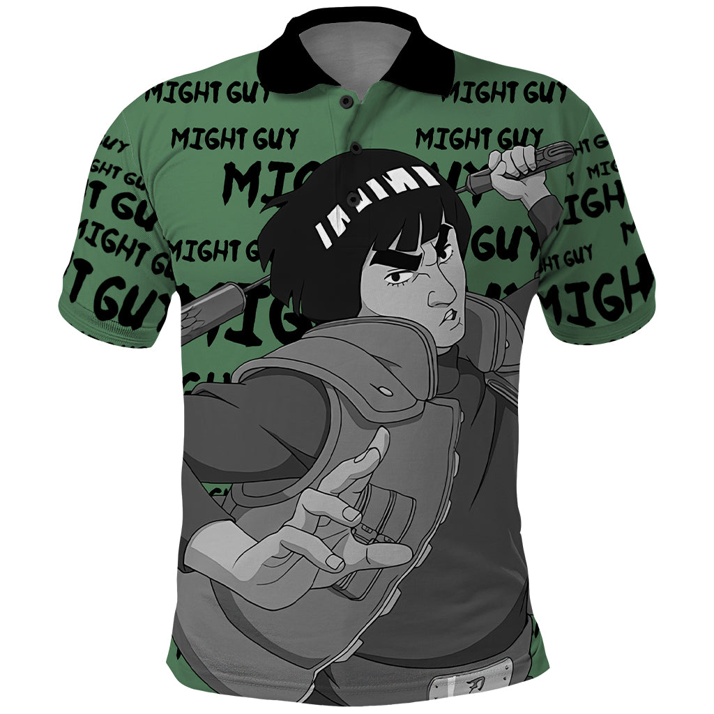 Might Guy - Style Manga Polo Shirt