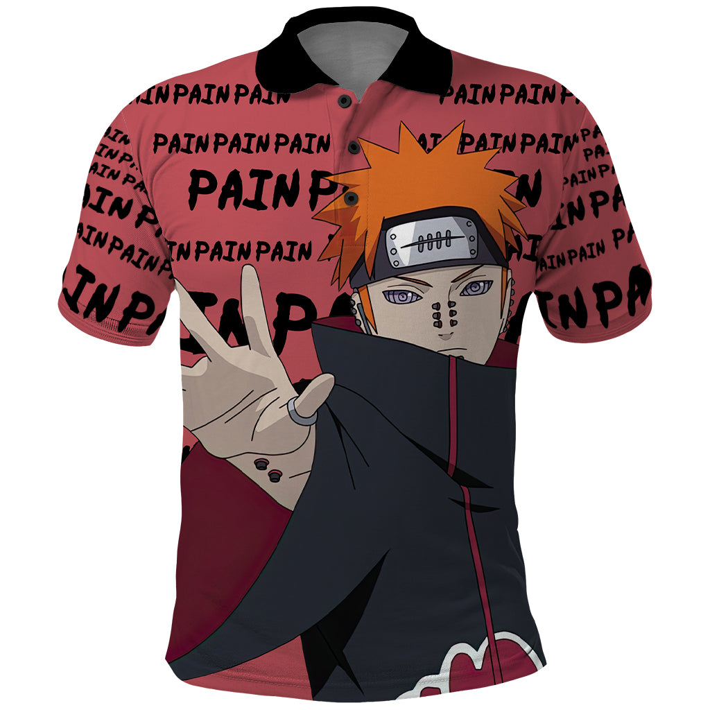 Pain - Style Manga Polo Shirt