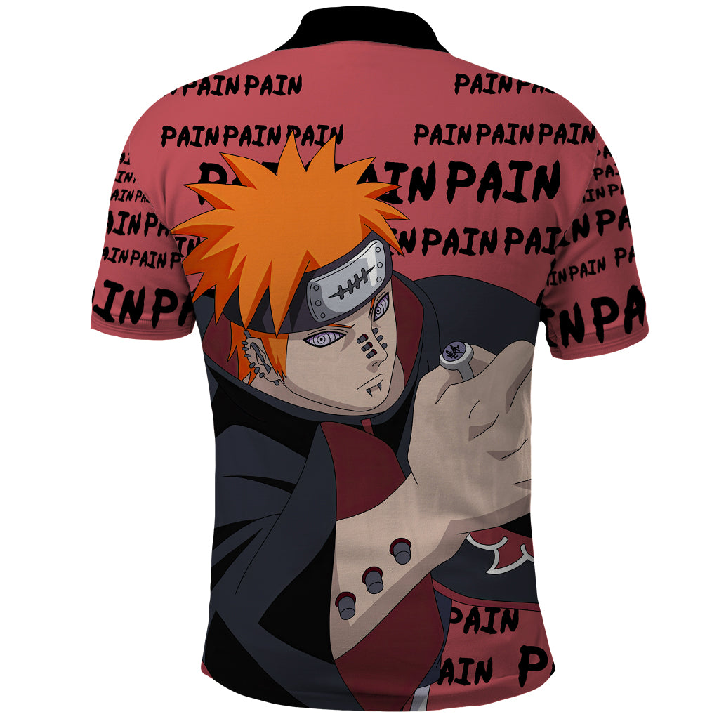 Pain - Style Manga Polo Shirt