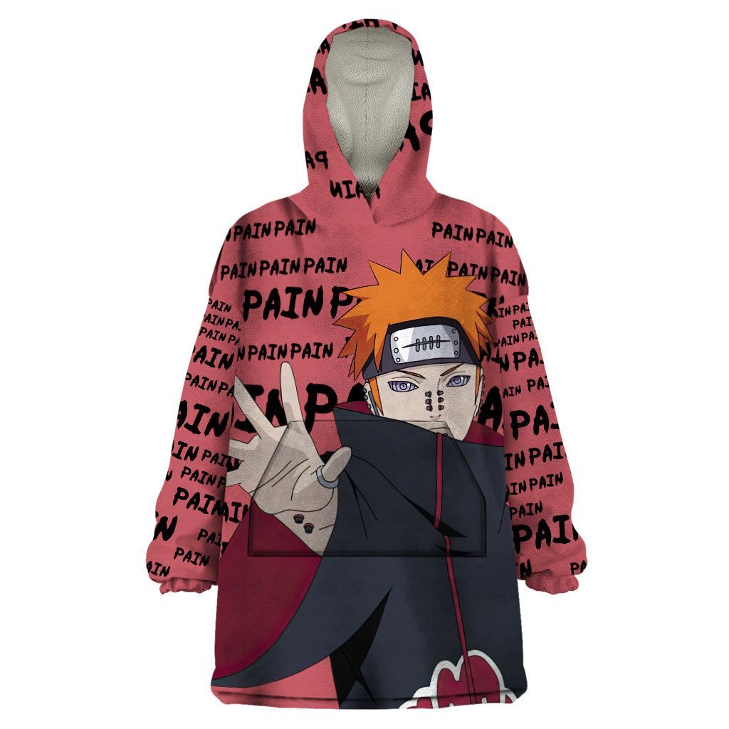 Pain - Style Manga Wearable Blanket Hoodie