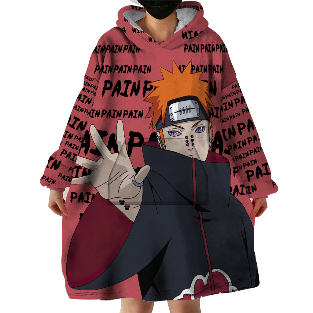 Pain - Style Manga Wearable Blanket Hoodie