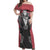 Hidan - Style Manga Off Shoulder Maxi Dress