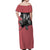 Hidan - Style Manga Off Shoulder Maxi Dress