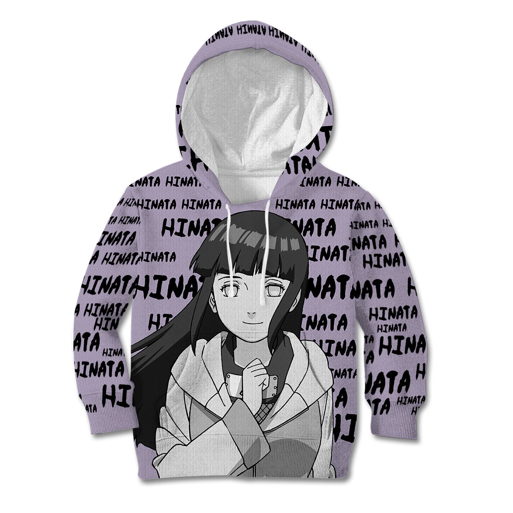 Hinata Hyuga - Style Manga Kid Hoodie