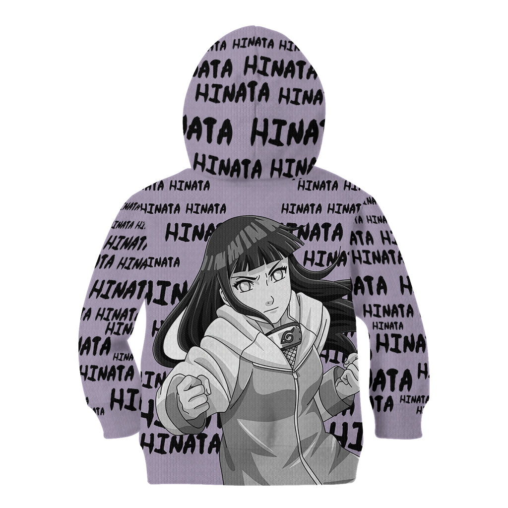 Hinata Hyuga - Style Manga Kid Hoodie