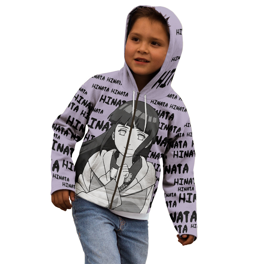 Hinata Hyuga - Style Manga Kid Hoodie