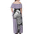 Hinata Hyuga - Style Manga Off Shoulder Maxi Dress
