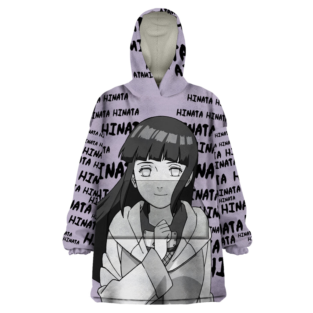 Hinata Hyuga - Style Manga Wearable Blanket Hoodie