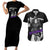 Toji Fushiguro - Jujutsu Kaisen Couples Matching Short Sleeve Bodycon Dress and Hawaiian Shirt Anime Style
