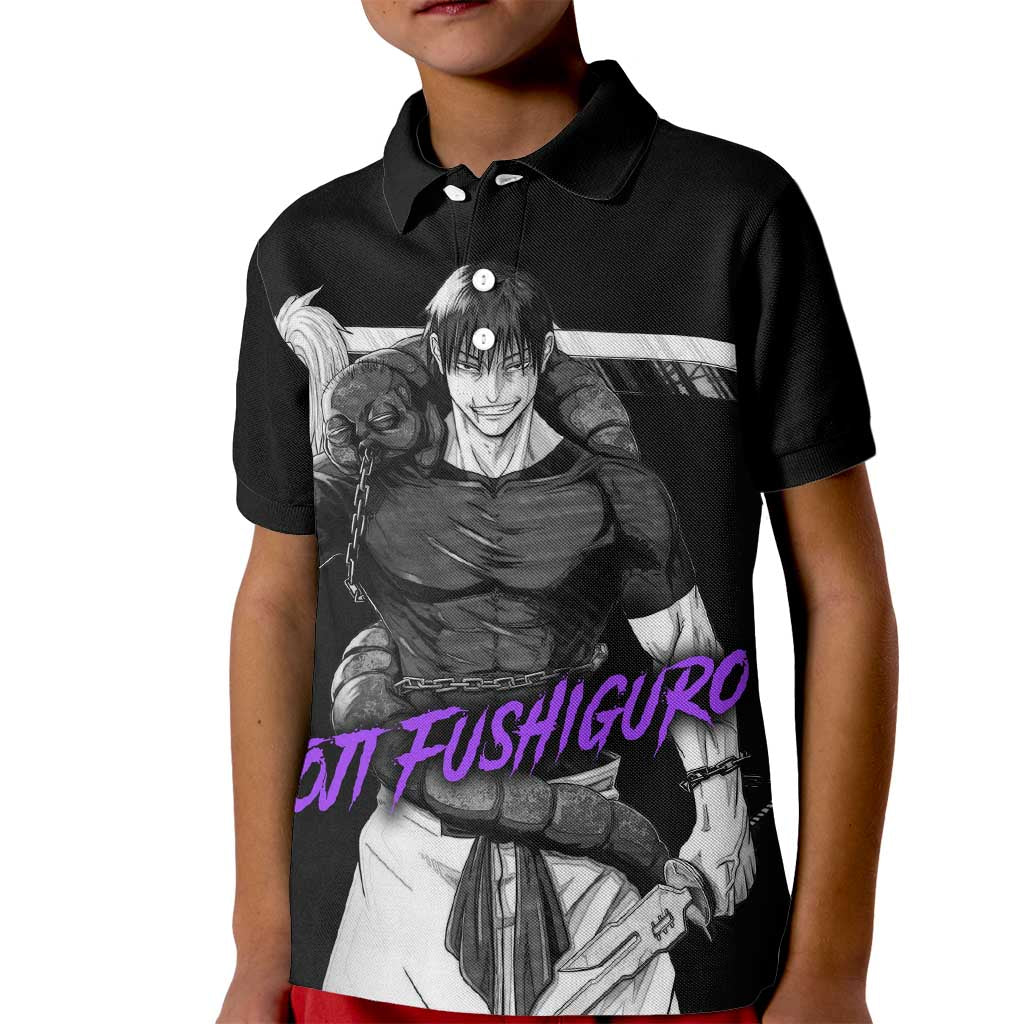 Toji Fushiguro - Jujutsu Kaisen Kid Polo Shirt Anime Style