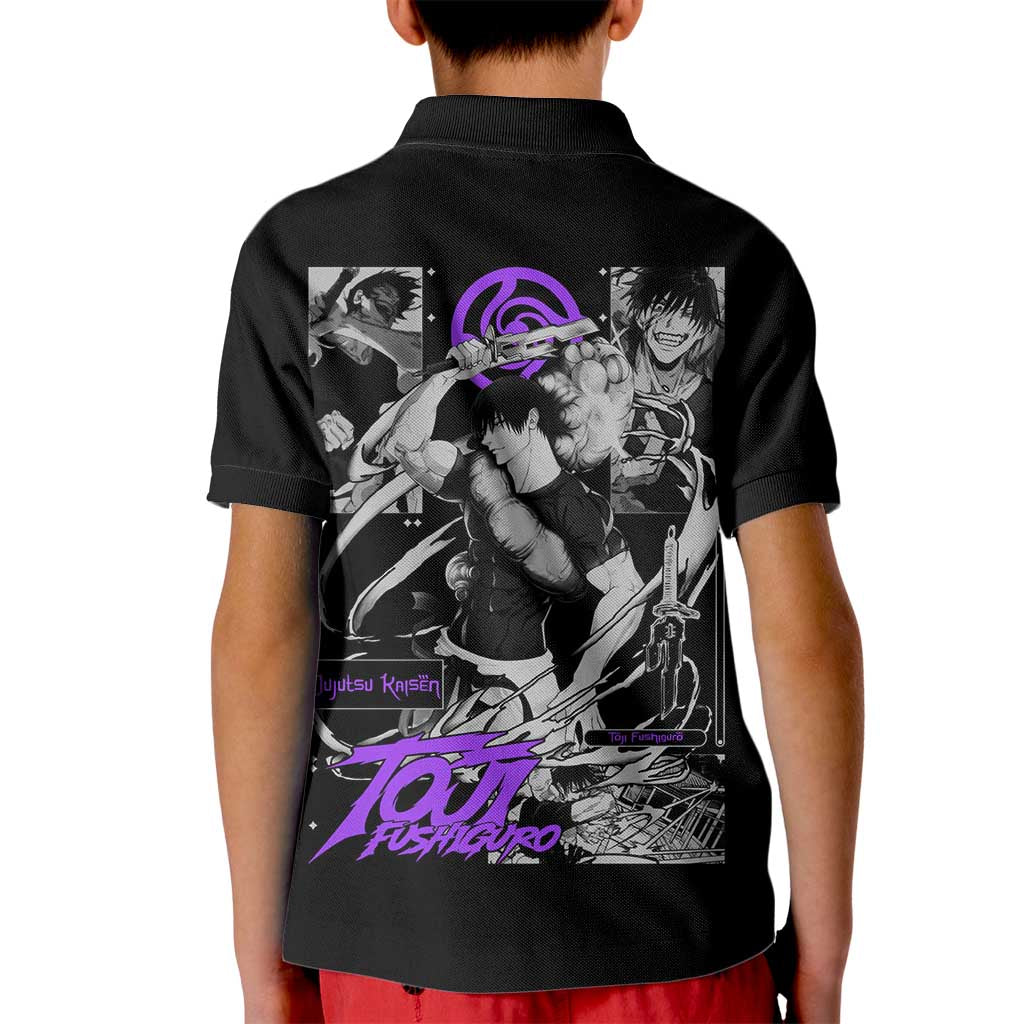 Toji Fushiguro - Jujutsu Kaisen Kid Polo Shirt Anime Style