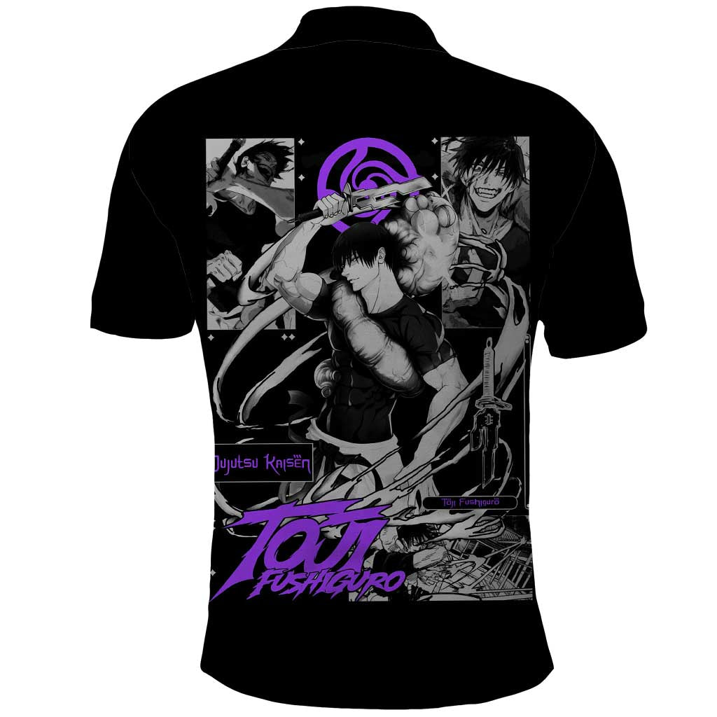 Toji Fushiguro - Jujutsu Kaisen Polo Shirt Anime Style