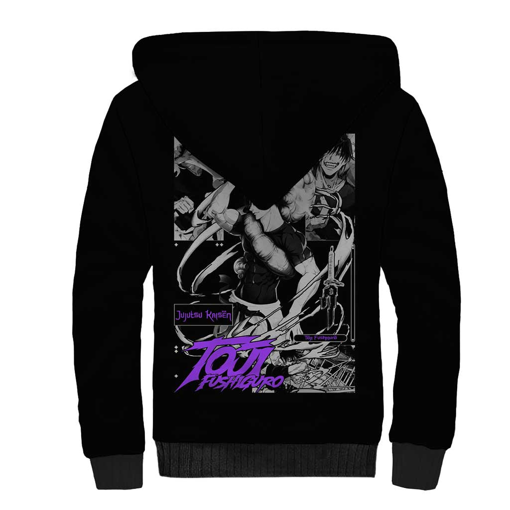 Toji Fushiguro - Jujutsu Kaisen Sherpa Hoodie Anime Style