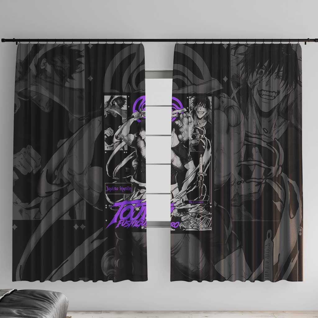 Toji Fushiguro - Jujutsu Kaisen Window Curtain Anime Style