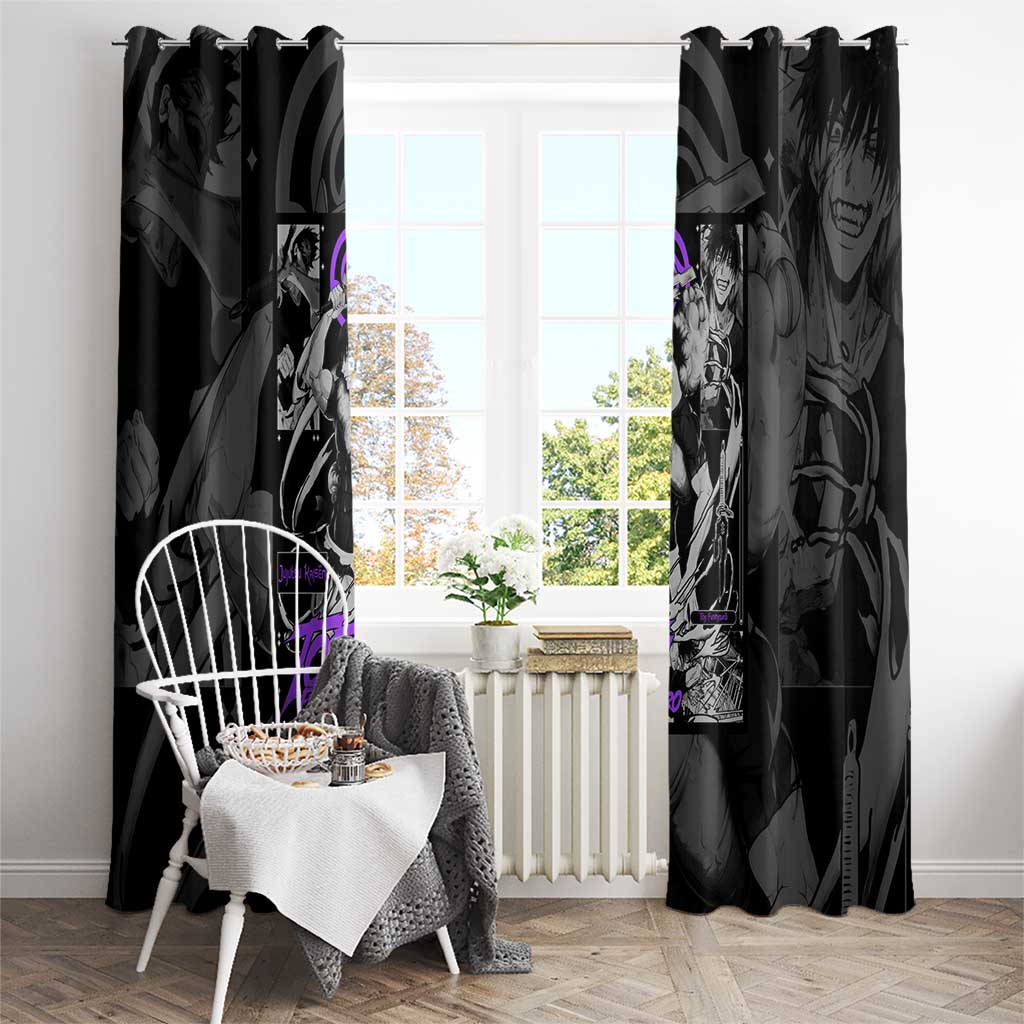 Toji Fushiguro - Jujutsu Kaisen Window Curtain Anime Style