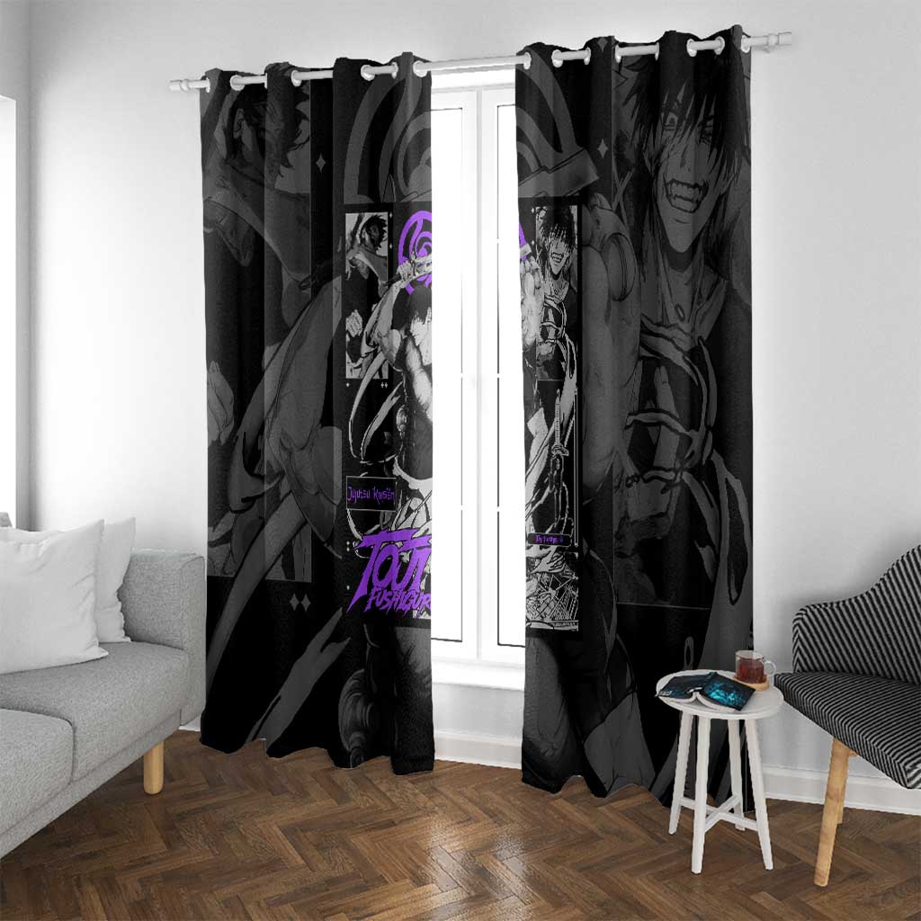 Toji Fushiguro - Jujutsu Kaisen Window Curtain Anime Style
