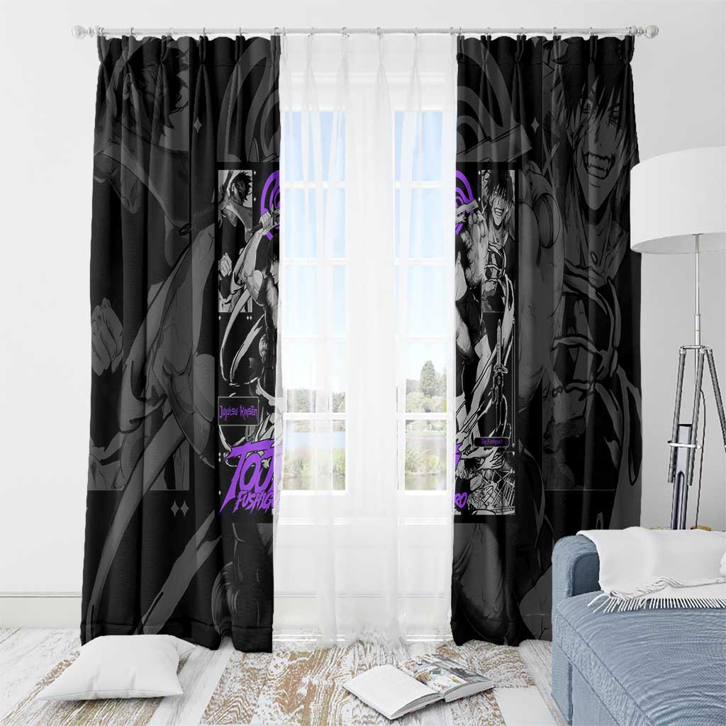 Toji Fushiguro - Jujutsu Kaisen Window Curtain Anime Style