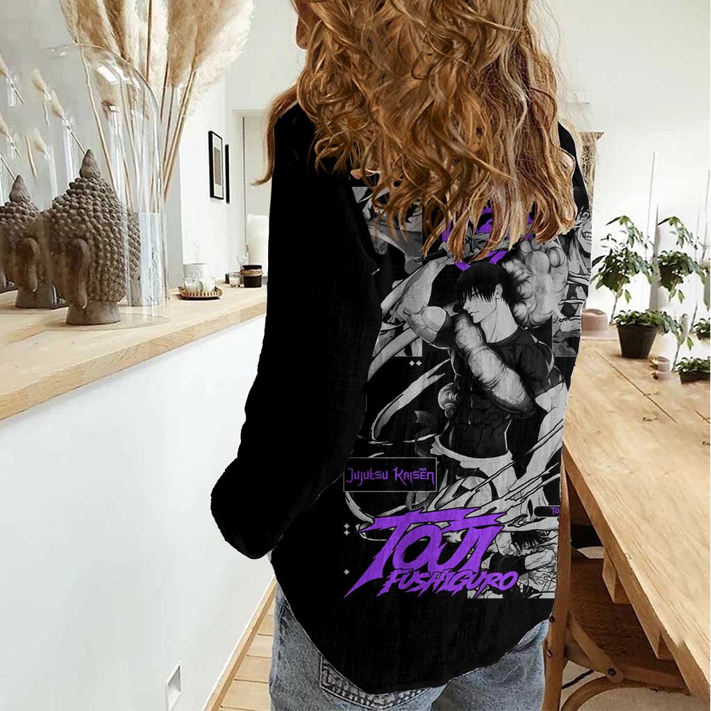 Toji Fushiguro - Jujutsu Kaisen Women Casual Shirt Anime Style