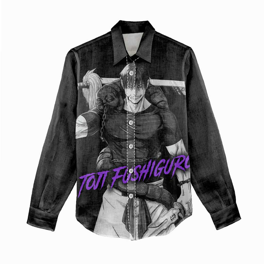 Toji Fushiguro - Jujutsu Kaisen Women Casual Shirt Anime Style