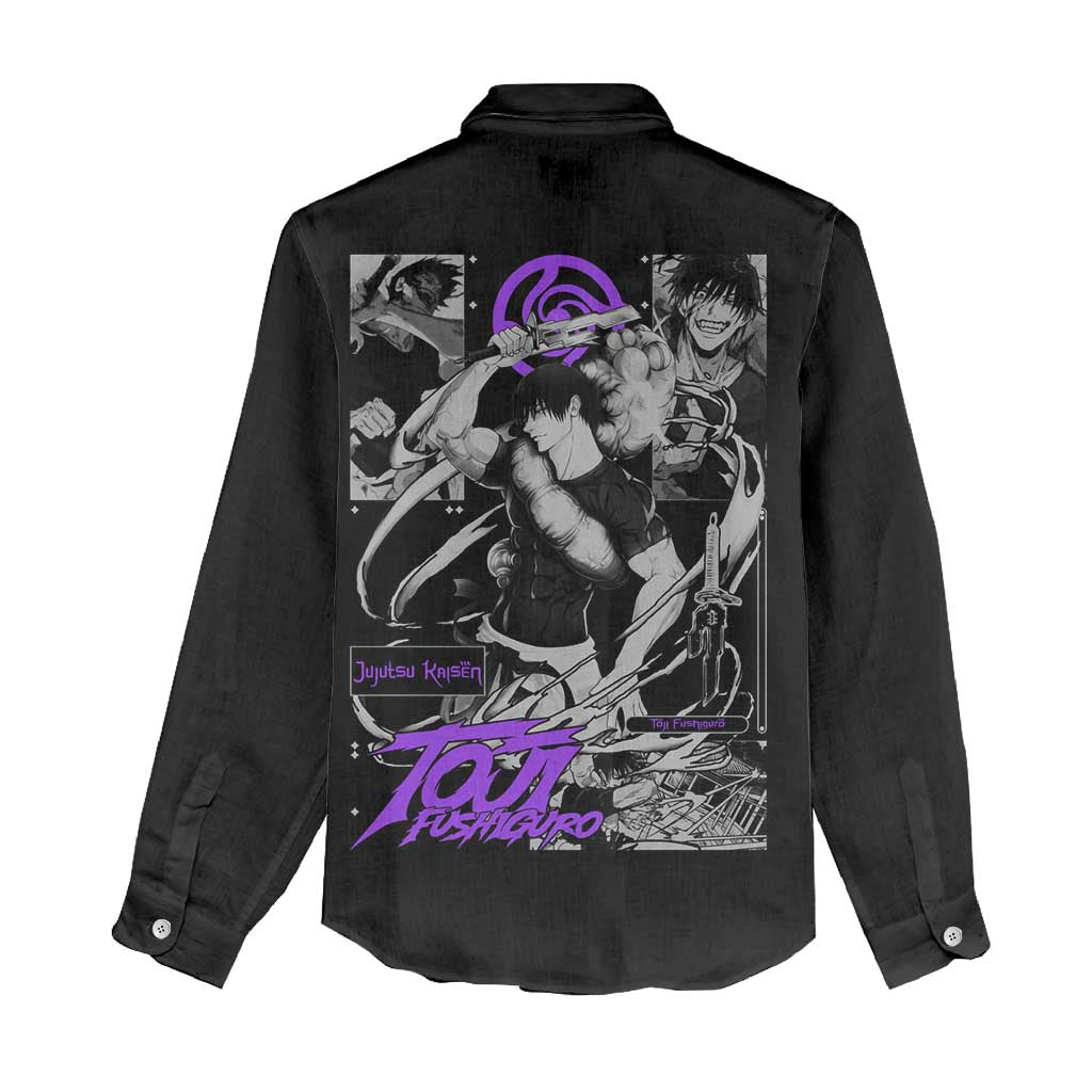 Toji Fushiguro - Jujutsu Kaisen Women Casual Shirt Anime Style