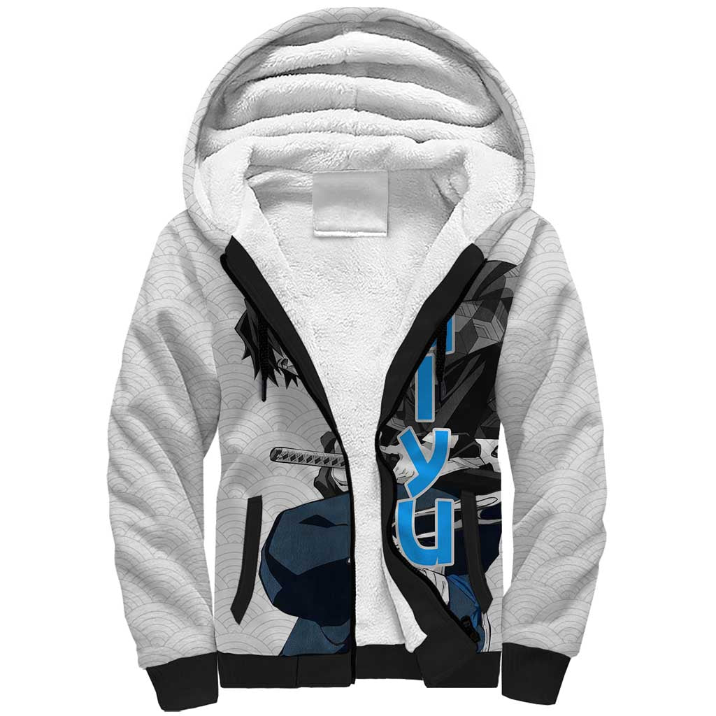 Giyu - Demon Slayer Sherpa Hoodie Anime Japan Style