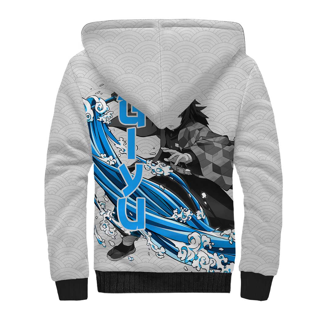 Giyu - Demon Slayer Sherpa Hoodie Anime Japan Style